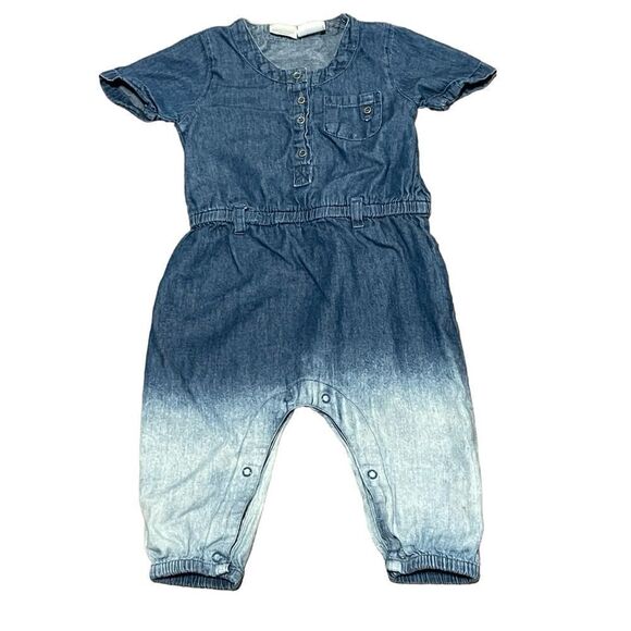 Kardashian Kids Ombré Short Sleeve Romper Blue Size 18 Months - Picture 1 of 12